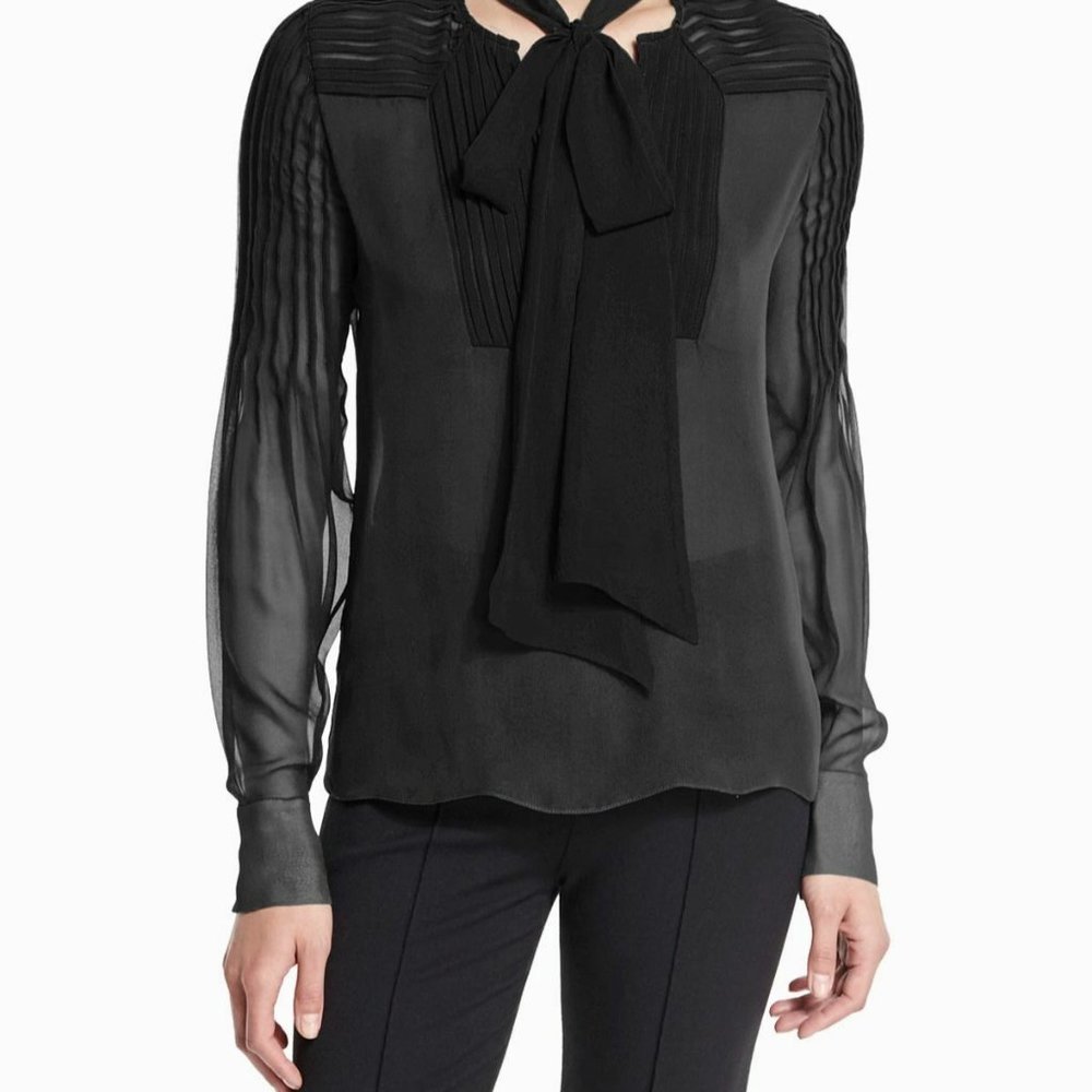 Gorgeous Pink 💯 SILK Prabal Gurung blouse-new no tags